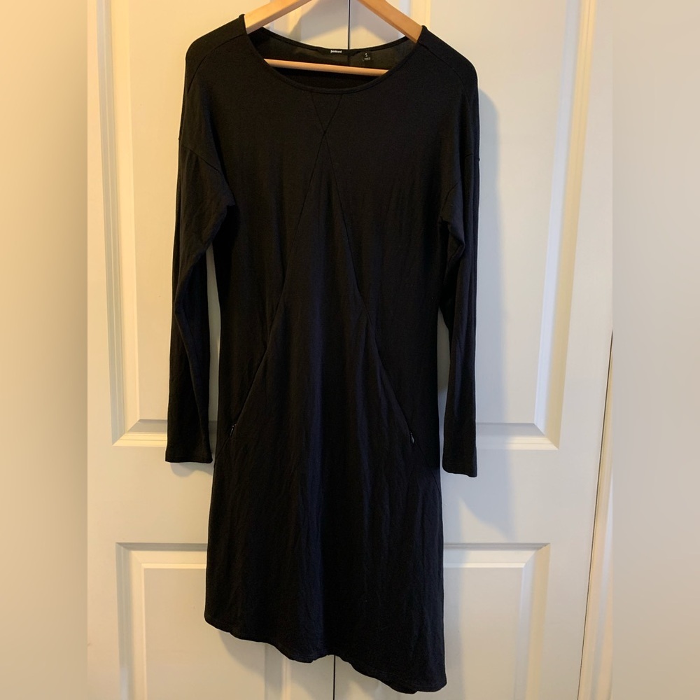 Betabrand Silk Blend Classic Super Soft Light Jersey Dress
